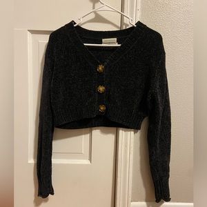 Urban Outfitters Cropped Black Sweater